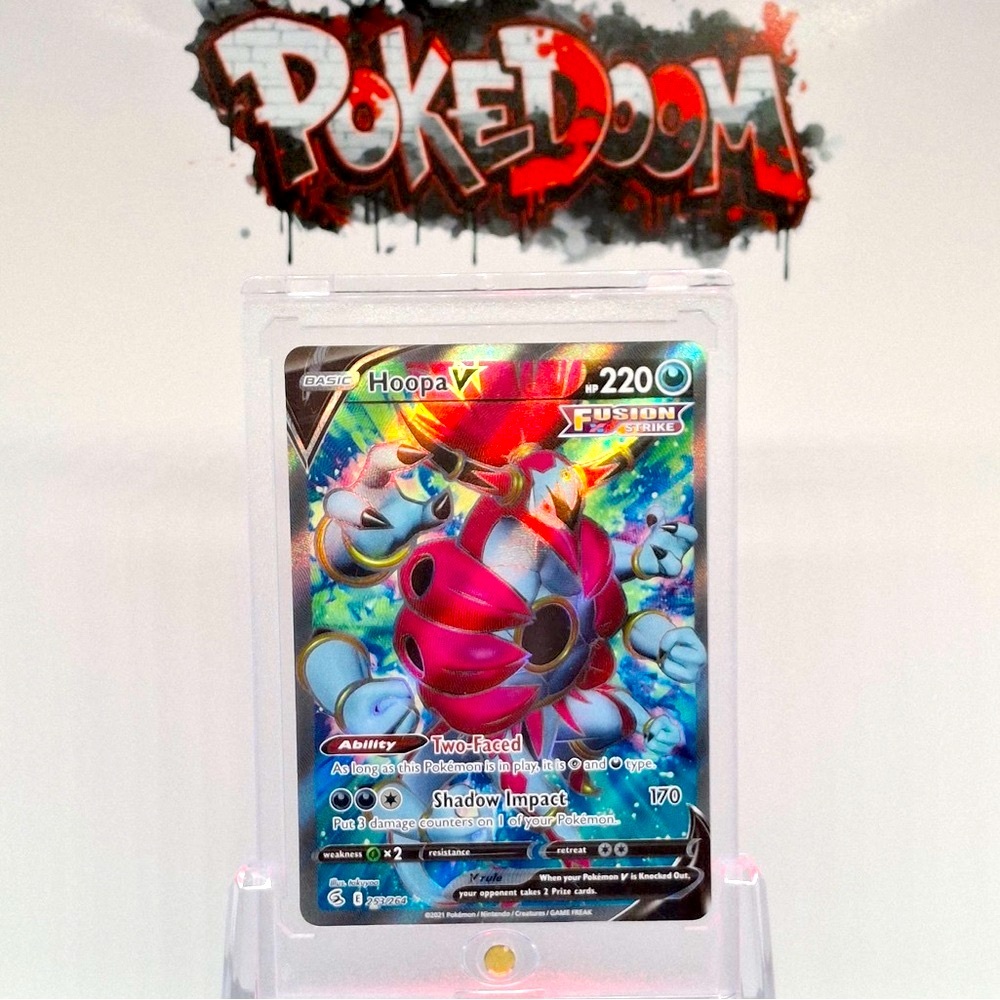 Pokemon Hoopa V Fusion Strike Pokémon Card